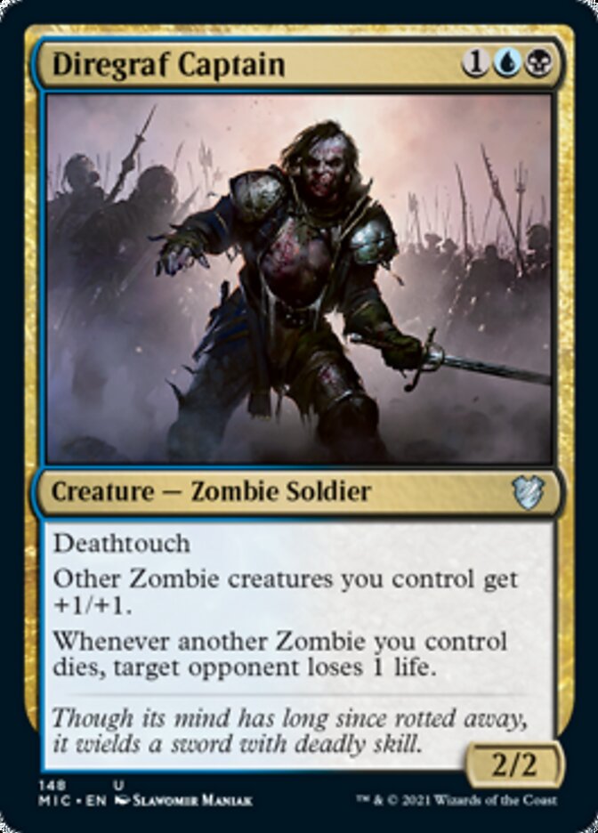 Diregraf Captain [Innistrad: Midnight Hunt Commander] | Jomio and Rueliete's Cards and Comics