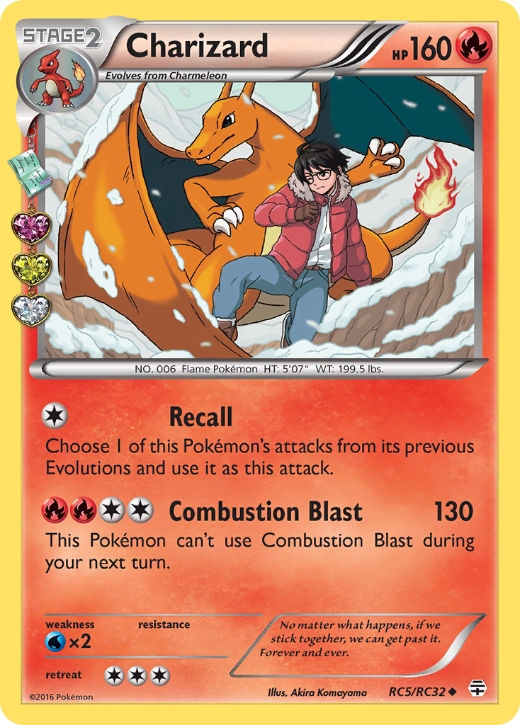 Charizard (RC5/RC32) [XY: Generations] | Jomio and Rueliete's Cards and Comics