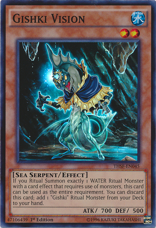 Gishki Vision [THSF-EN045] Super Rare | Jomio and Rueliete's Cards and Comics