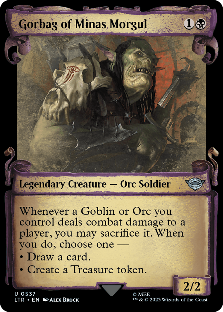 Gorbag of Minas Morgul [The Lord of the Rings: Tales of Middle-Earth Showcase Scrolls] | Jomio and Rueliete's Cards and Comics