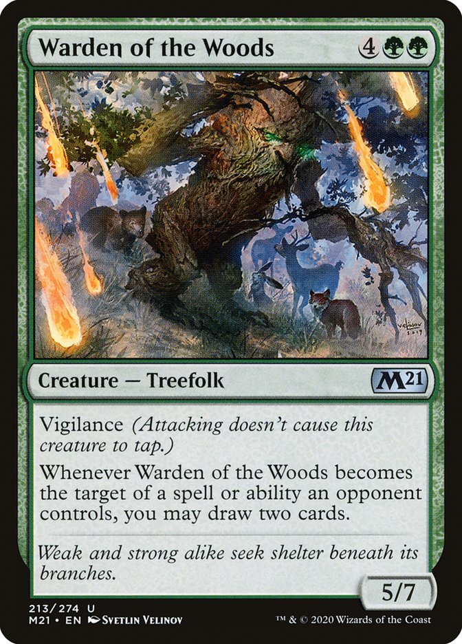 Warden of the Woods [Core Set 2021] | Jomio and Rueliete's Cards and Comics