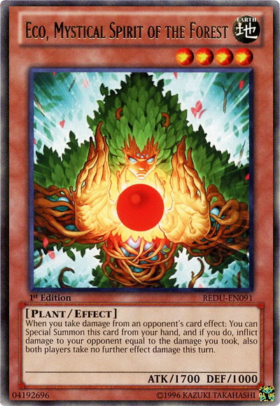 Eco, Mystical Spirit of the Forest [REDU-EN091] Rare | Jomio and Rueliete's Cards and Comics