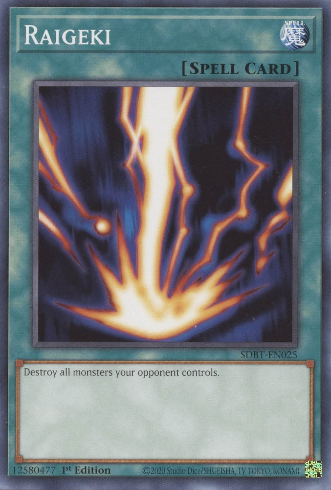 Raigeki [SDBT-EN025] Common | Jomio and Rueliete's Cards and Comics