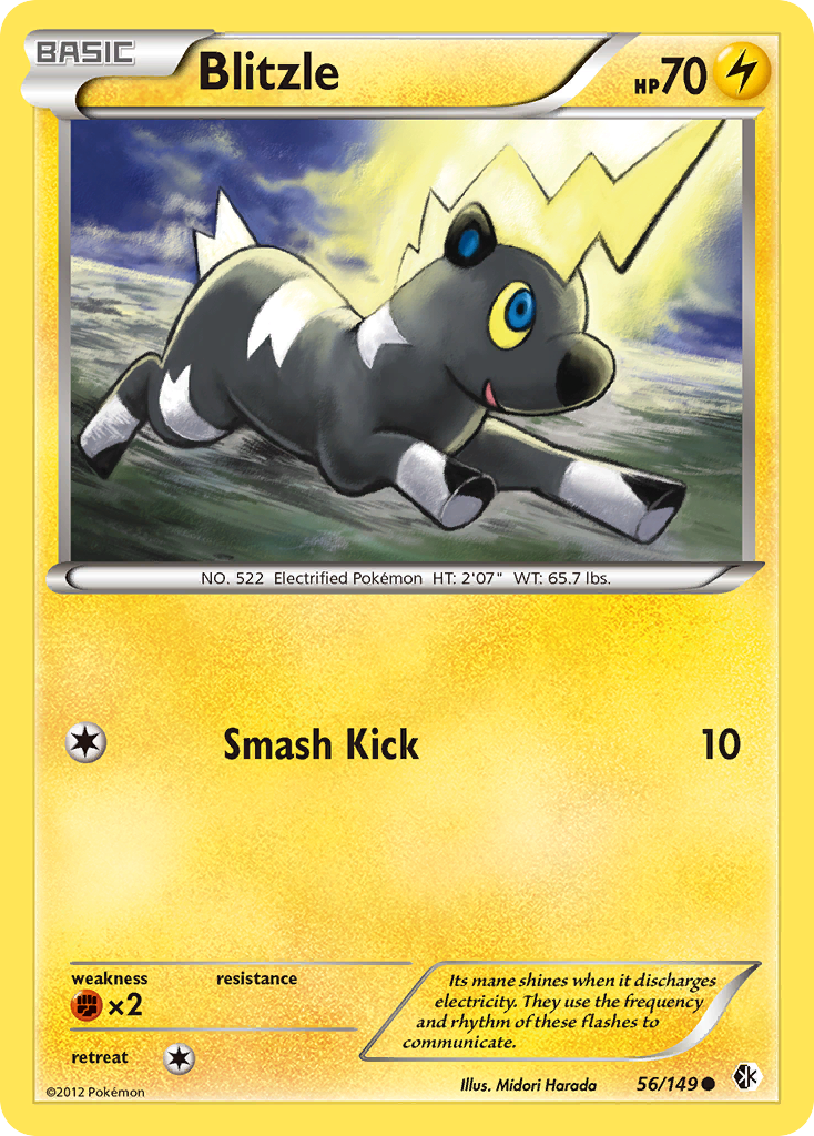 Blitzle (56/149) [Black & White: Boundaries Crossed] | Jomio and Rueliete's Cards and Comics