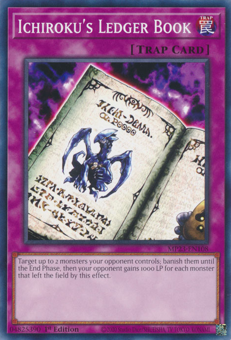 Ichiroku's Ledger Book [MP23-EN108] Common | Jomio and Rueliete's Cards and Comics