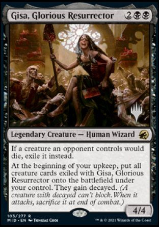 Gisa, Glorious Resurrector (Promo Pack) [Innistrad: Midnight Hunt Promos] | Jomio and Rueliete's Cards and Comics
