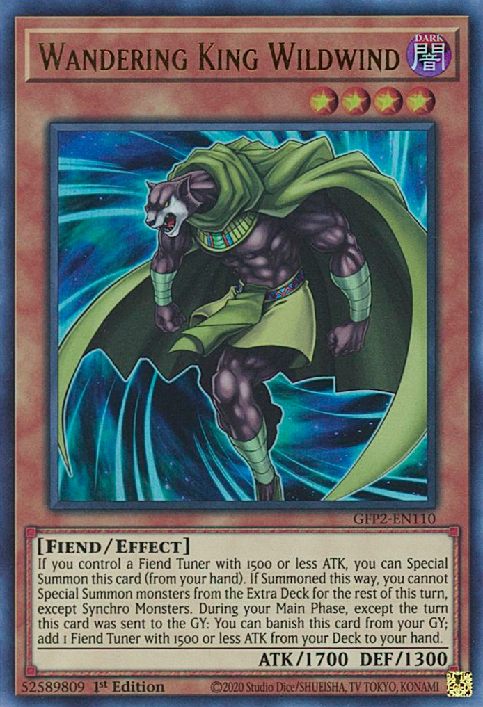 Wandering King Wildwind [GFP2-EN110] Ultra Rare | Jomio and Rueliete's Cards and Comics