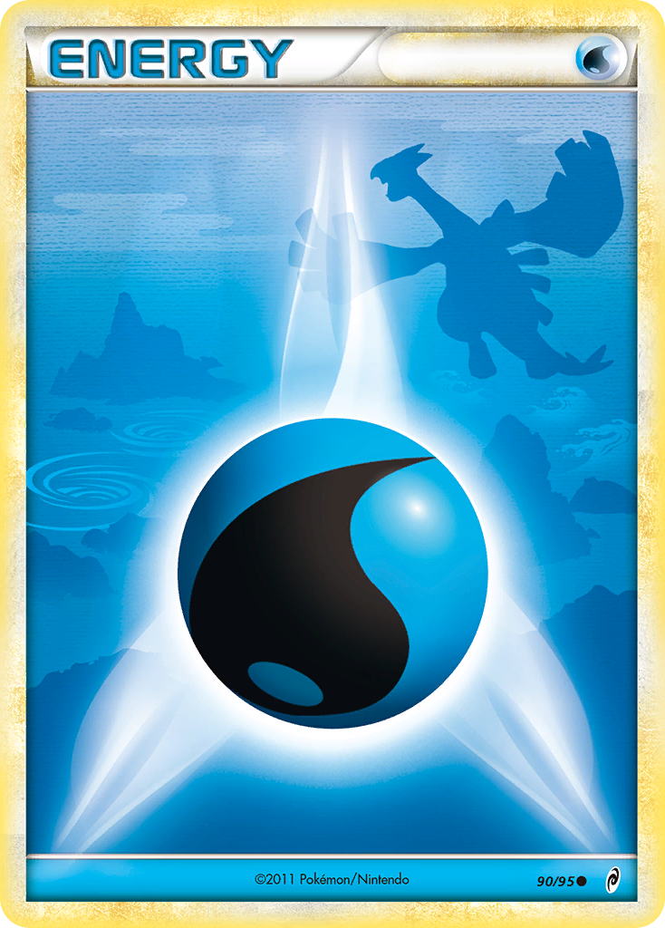 Water Energy (90/95) [HeartGold & SoulSilver: Call of Legends] | Jomio and Rueliete's Cards and Comics