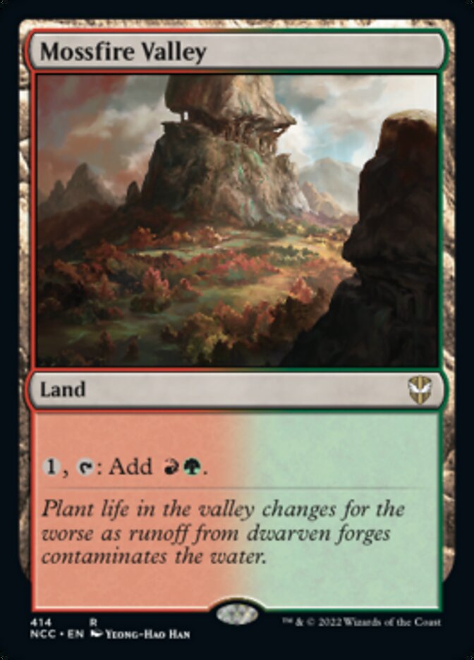 Mossfire Valley [Streets of New Capenna Commander] | Jomio and Rueliete's Cards and Comics