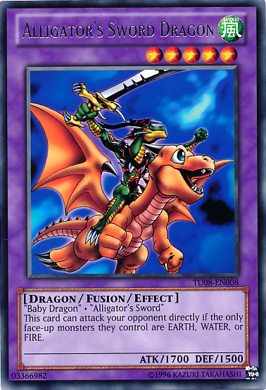 Alligator's Sword Dragon [TU08-EN008] Rare | Jomio and Rueliete's Cards and Comics