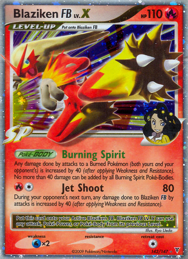 Blaziken FB LV.X (142/147) [Platinum: Supreme Victors] | Jomio and Rueliete's Cards and Comics