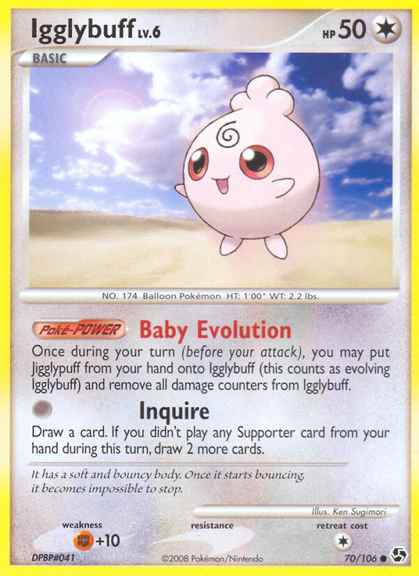 Igglybuff (70/106) [Diamond & Pearl: Great Encounters] | Jomio and Rueliete's Cards and Comics