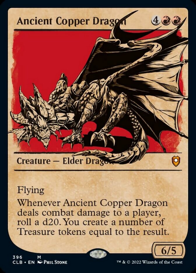 Ancient Copper Dragon (Showcase) [Commander Legends: Battle for Baldur's Gate] | Jomio and Rueliete's Cards and Comics