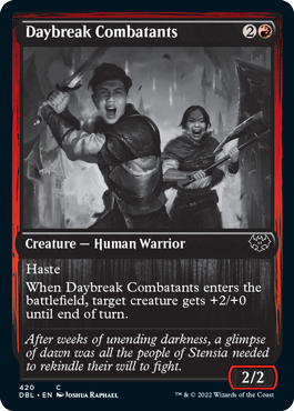 Daybreak Combatants [Innistrad: Double Feature] | Jomio and Rueliete's Cards and Comics