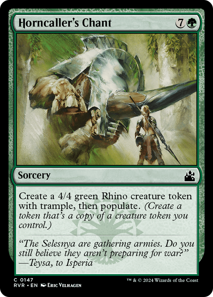 Horncaller's Chant [Ravnica Remastered] | Jomio and Rueliete's Cards and Comics