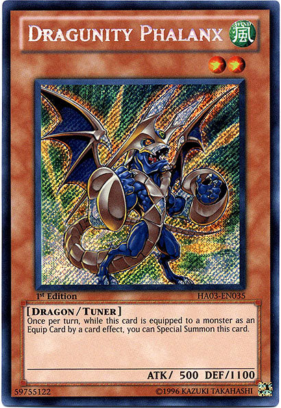 Dragunity Phalanx [HA03-EN035] Secret Rare | Jomio and Rueliete's Cards and Comics