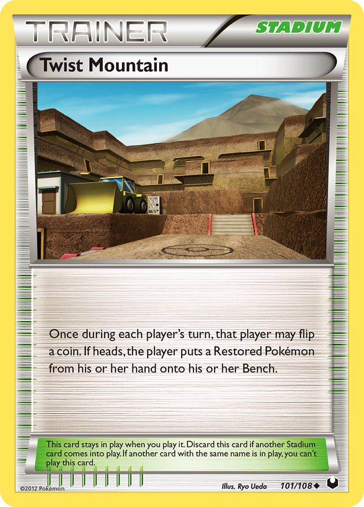 Twist Mountain (101/108) [Black & White: Dark Explorers] | Jomio and Rueliete's Cards and Comics