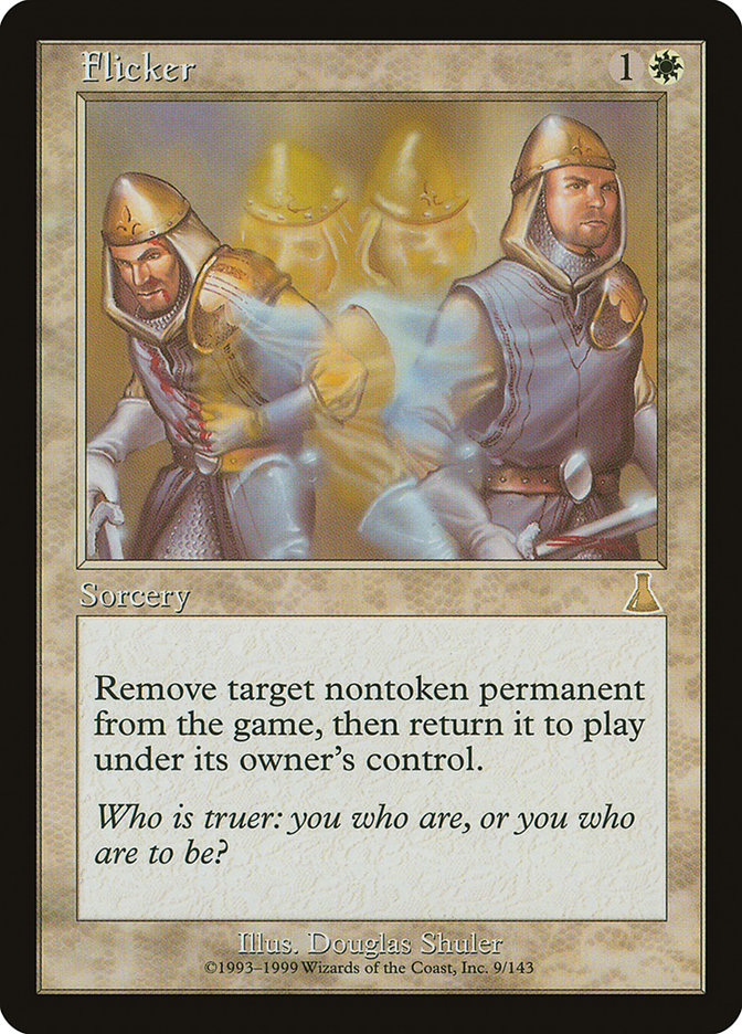 Flicker [Urza's Destiny] | Jomio and Rueliete's Cards and Comics