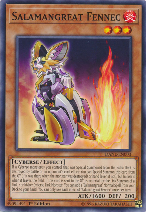 Salamangreat Fennec [DANE-EN003] Common | Jomio and Rueliete's Cards and Comics