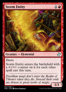 Storm Entity [Time Spiral Remastered] | Jomio and Rueliete's Cards and Comics