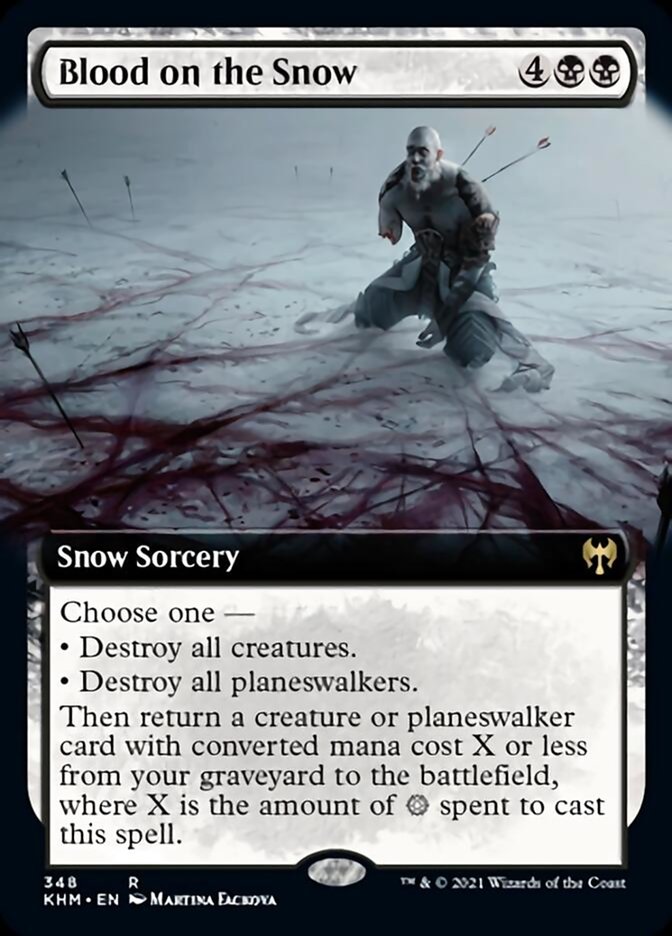 Blood on the Snow (Extended Art) [Kaldheim] | Jomio and Rueliete's Cards and Comics