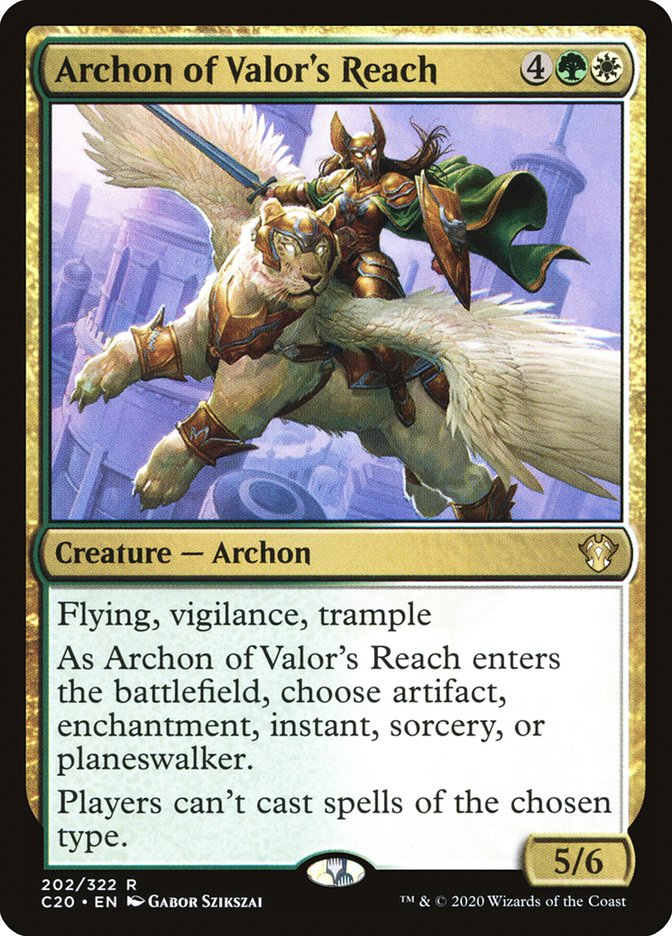 Archon of Valor's Reach [Commander 2020] | Jomio and Rueliete's Cards and Comics