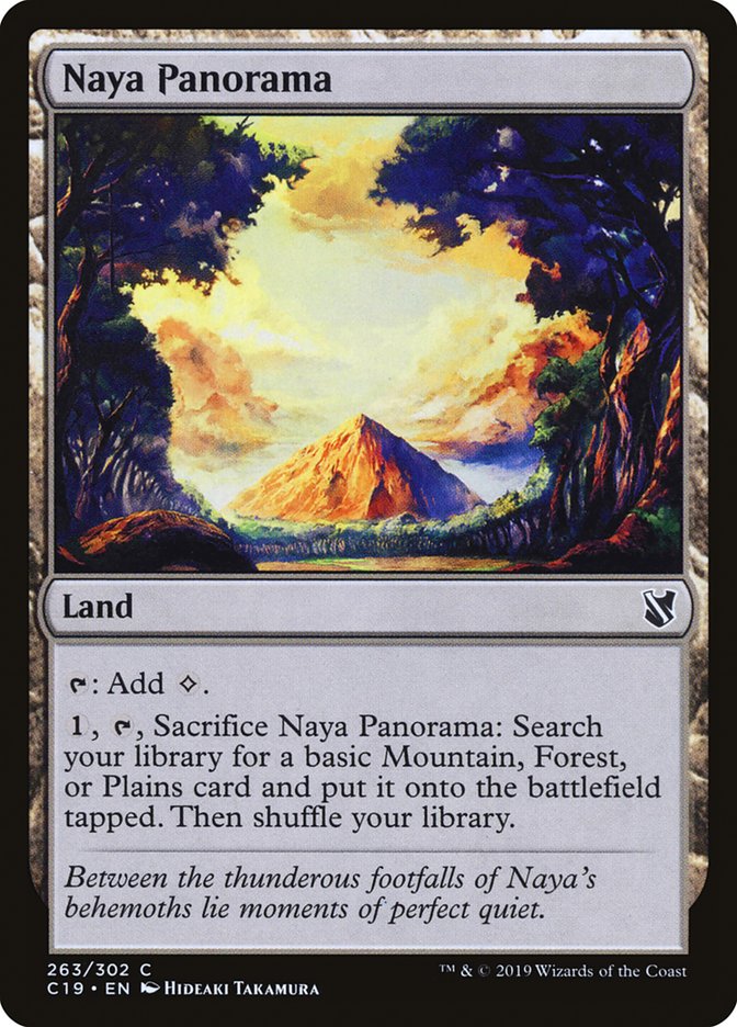 Naya Panorama [Commander 2019] | Jomio and Rueliete's Cards and Comics