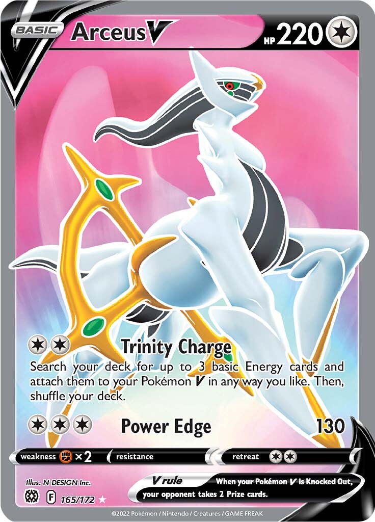 Arceus V (165/172) [Sword & Shield: Brilliant Stars] | Jomio and Rueliete's Cards and Comics
