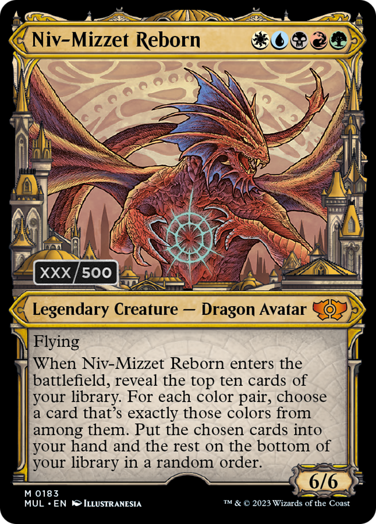 Niv-Mizzet Reborn (Serialized) [Multiverse Legends] | Jomio and Rueliete's Cards and Comics