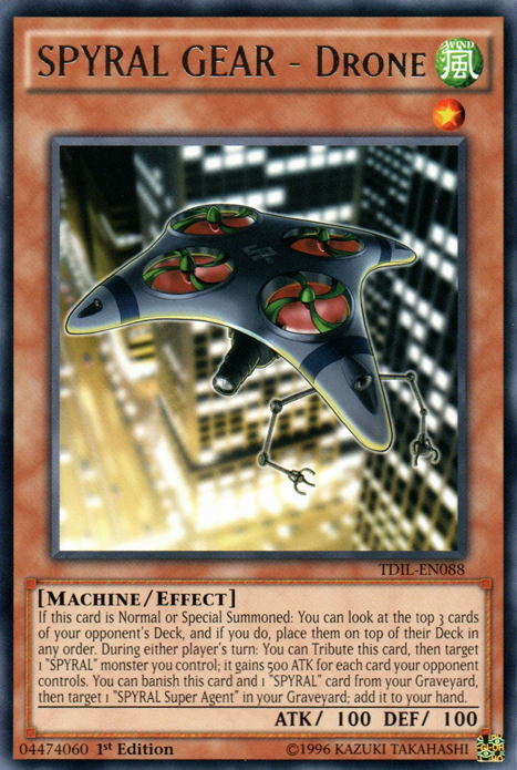 SPYRAL GEAR - Drone [TDIL-EN088] Rare | Jomio and Rueliete's Cards and Comics
