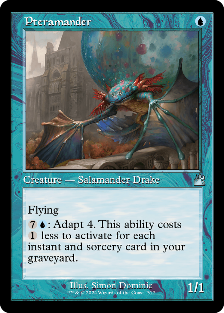 Pteramander (Retro Frame) [Ravnica Remastered] | Jomio and Rueliete's Cards and Comics
