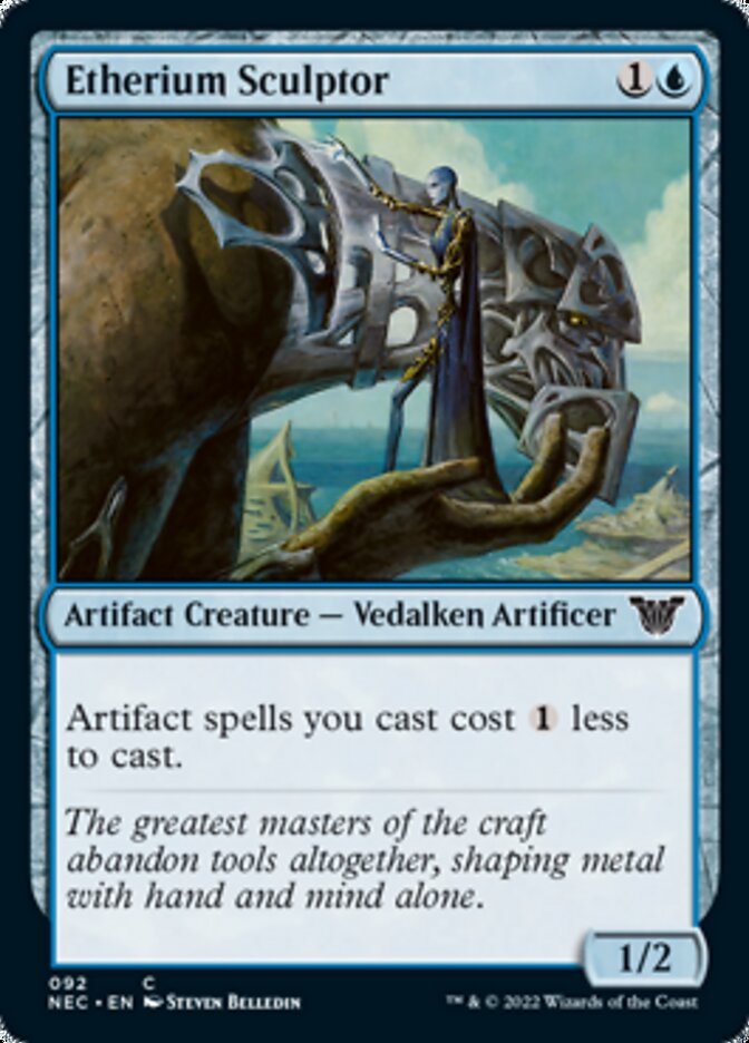 Etherium Sculptor [Kamigawa: Neon Dynasty Commander] | Jomio and Rueliete's Cards and Comics