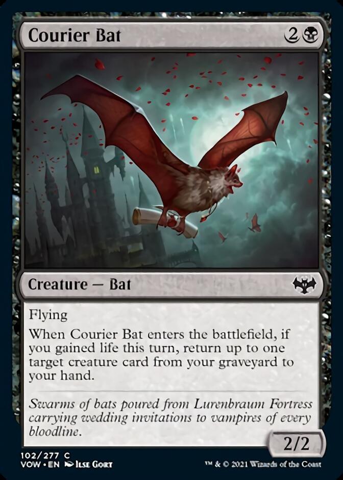 Courier Bat [Innistrad: Crimson Vow] | Jomio and Rueliete's Cards and Comics