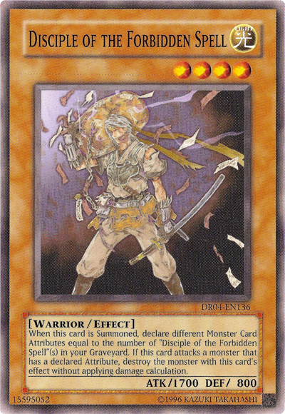 Disciple of the Forbidden Spell [DR04-EN136] Common | Jomio and Rueliete's Cards and Comics