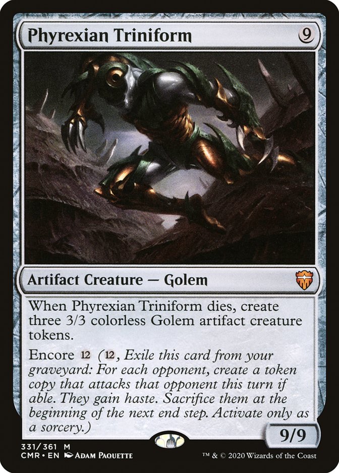 Phyrexian Triniform [Commander Legends] | Jomio and Rueliete's Cards and Comics