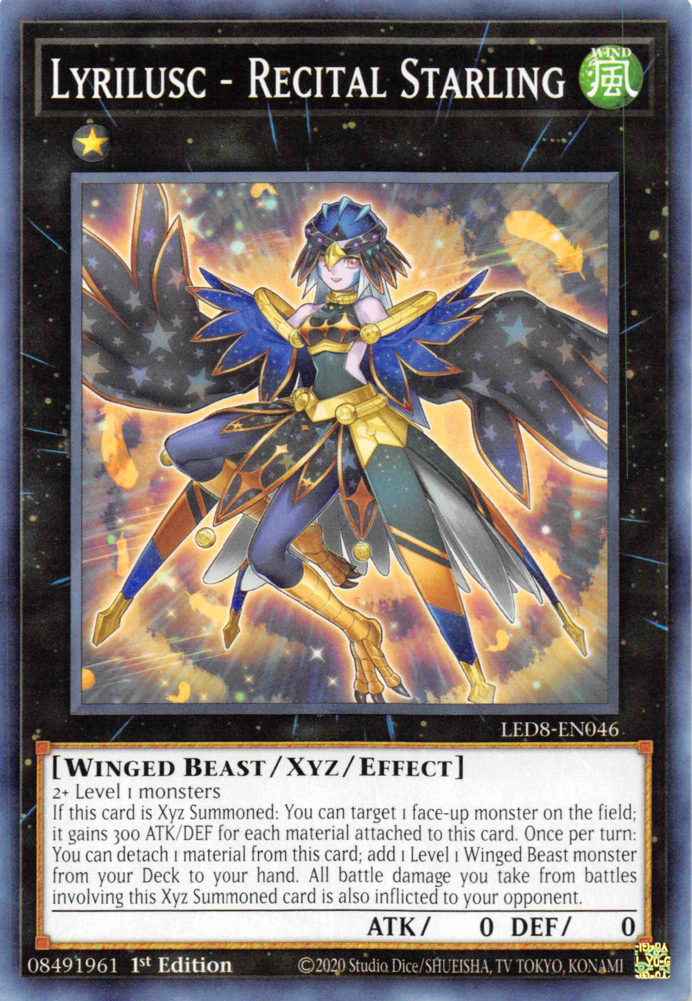 Lyrilusc - Recital Starling [LED8-EN046] Common | Jomio and Rueliete's Cards and Comics