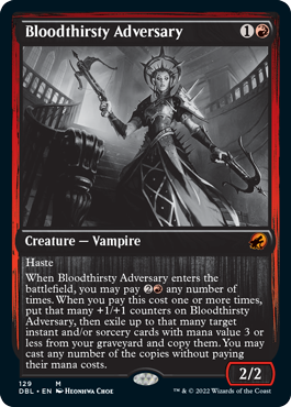 Bloodthirsty Adversary [Innistrad: Double Feature] | Jomio and Rueliete's Cards and Comics