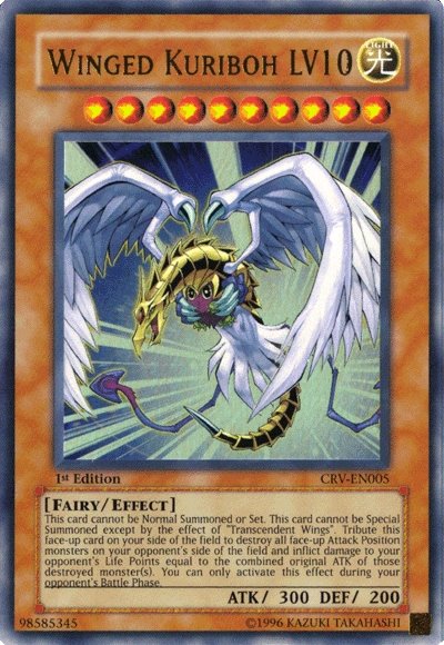 Winged Kuriboh LV10 [CRV-EN005] Ultra Rare | Jomio and Rueliete's Cards and Comics