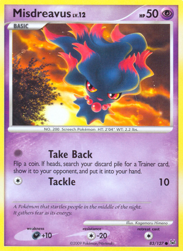 Misdreavus (83/127) [Platinum: Base Set] | Jomio and Rueliete's Cards and Comics