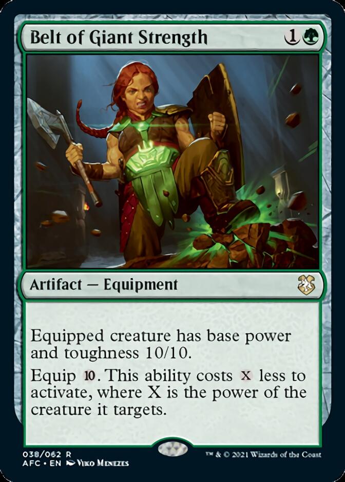 Belt of Giant Strength [Dungeons & Dragons: Adventures in the Forgotten Realms Commander] | Jomio and Rueliete's Cards and Comics