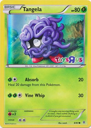 Tangela (8/83) (Toys R Us Promo) [XY: Generations] | Jomio and Rueliete's Cards and Comics