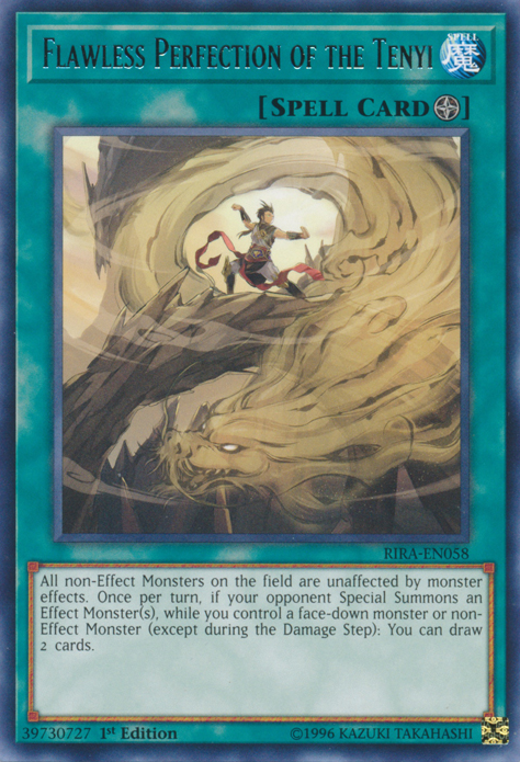 Flawless Perfection of the Tenyi [RIRA-EN058] Rare | Jomio and Rueliete's Cards and Comics