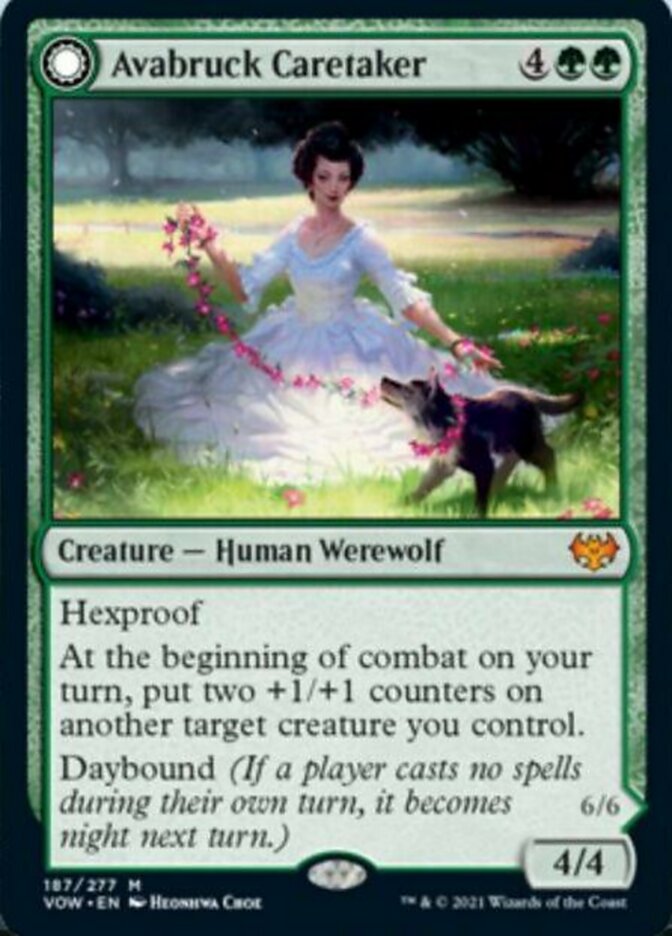 Avabruck Caretaker // Hollowhenge Huntmaster [Innistrad: Crimson Vow] | Jomio and Rueliete's Cards and Comics