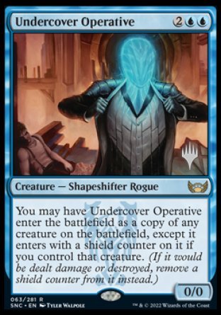 Undercover Operative (Promo Pack) [Streets of New Capenna Promos] | Jomio and Rueliete's Cards and Comics