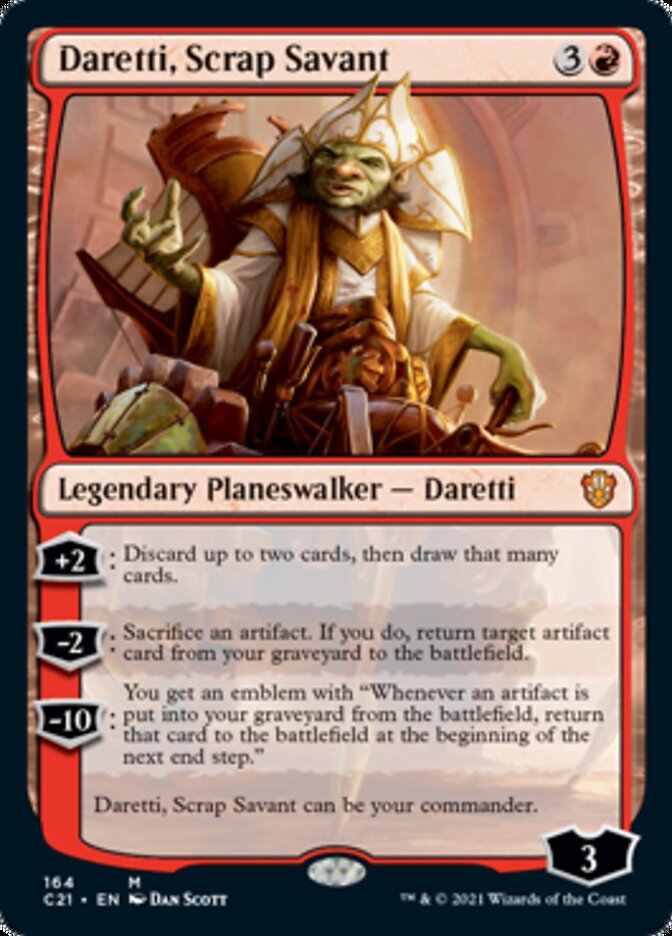 Daretti, Scrap Savant [Commander 2021] | Jomio and Rueliete's Cards and Comics