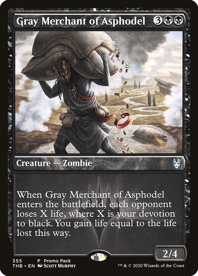 Gray Merchant of Asphodel (Promo Pack) [Theros Beyond Death Promos] | Jomio and Rueliete's Cards and Comics