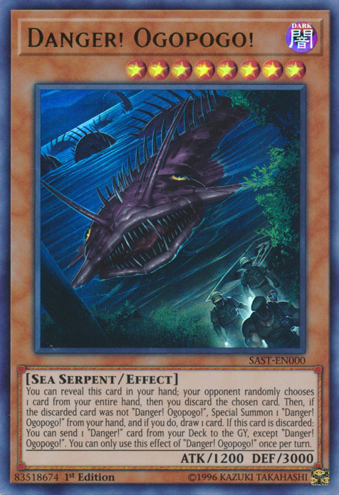 Danger! Ogopogo! [SAST-EN000] Ultra Rare | Jomio and Rueliete's Cards and Comics
