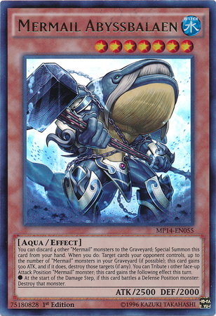 Mermail Abyssbalaen [MP14-EN055] Ultra Rare | Jomio and Rueliete's Cards and Comics
