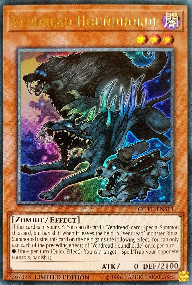 Vendread Houndhorde (COTD-ENSP1) [COTD-ENSP1] Ultra Rare | Jomio and Rueliete's Cards and Comics