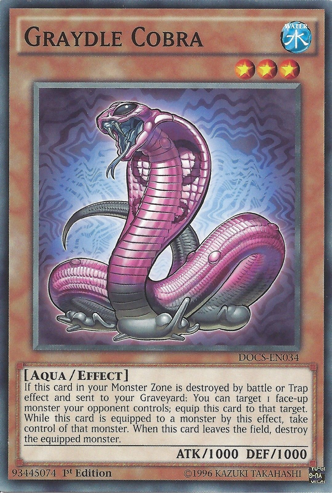 Graydle Cobra [DOCS-EN034] Common | Jomio and Rueliete's Cards and Comics